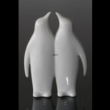 Paar Pinguine, Bing & Gröndahl Figur Nr. 4205, entworfen von Agnethe Jørgensen