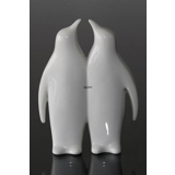 Pair of Penguins, Bing & Grondahl figurine no 4205, designed by Agnethe Jorgensen