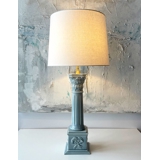 Pillar-lamp, light blue