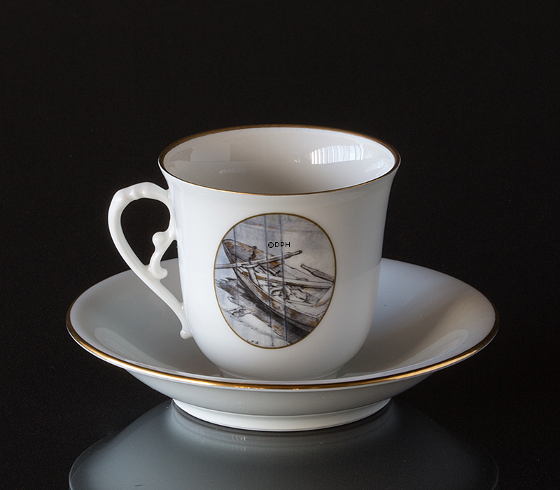 Carl Larsson stel. Kop og underkop. Motiv nummer 7 nr. 4507-305, Bing & Grøndahl