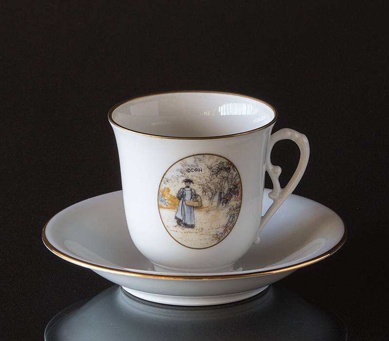 Carl Larsson stel. Kop og underkop. Motiv nummer 8 nr. 4508-305, Bing & Grøndahl