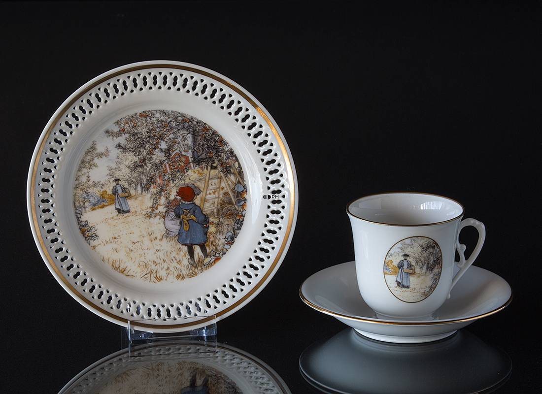 Carl Larsson stel. Kop og underkop. Motiv nummer 8 nr. 4508-305, Bing & Grøndahl