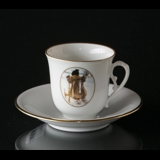 Carl Larsson service. Cup and saucer, Motif no 12 No. 4512-305, Bing & Grondahl