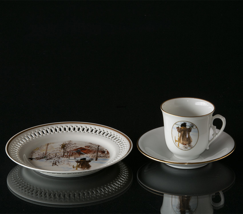 Carl Larsson stel. Kop og underkop. Motiv nummer 12 nr. 4512-305, Bing & Grøndahl