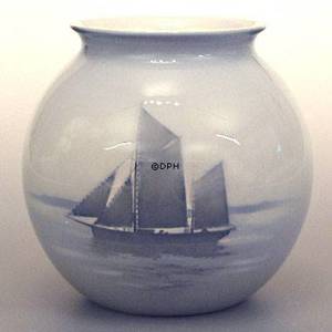 Vase med skib, Bing & Grøndahl | Nr. B503-472 | DPH Trading