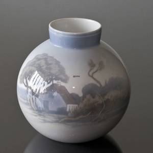 Vase med landskab, Bing & Grøndahl | Nr. B508-390 | DPH Trading
