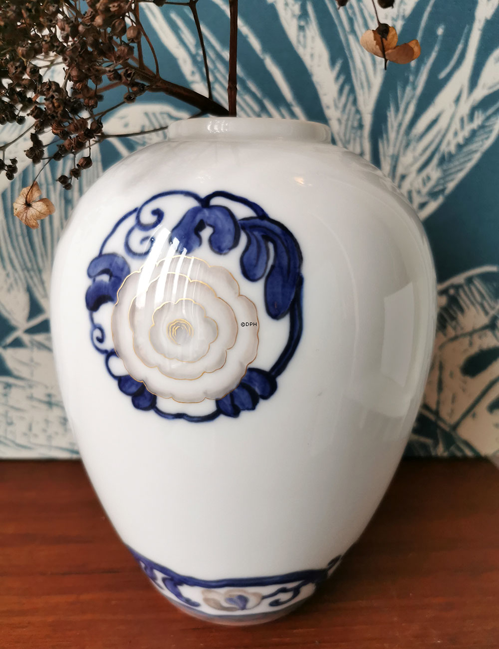 Bing & Grøndahl vase Art Nouveau nr. 51-213