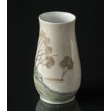 Vase with landscape, Bing & Grondahl No. 526-5210