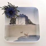 Tray with The Hermitage, Bing & grondahl no. 1300-6531 / 530-455