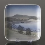 Dish with The Sky Mountain (Himmelbjerget), Bing & Grondahl No. 584-455