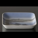 Dish with The Sky Mountain (Himmelbjerget), Bing & Grondahl No. 584-455