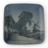 Dish with mill, Bing & Grondahl No. 586-455