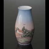 Vase with landscape, Bing & Grondahl No. 602-5249