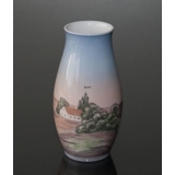 Vase with landscape, Bing & Grondahl No. 602-5249