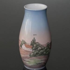 Vase med landskab, Bing & Grøndahl nr. 602-5249 | Nr. B602-5249 | DPH Trading