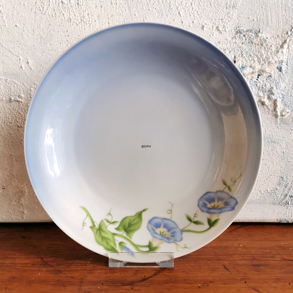 Bing & Grøndahl skål/tallerkenl med blå snerle blomst nr. 618-1831