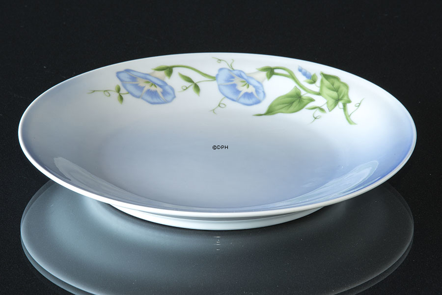 Bing & Grøndahl skål/tallerkenl med blå snerle blomst nr. 618-1831