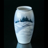 Vase mit Winterlandschaft, Bing & Gröndahl Nr. 640-5254