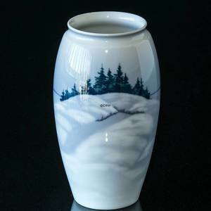 Vase med vinterlandskab, Bing & Grøndahl | Nr. B640-5254 | DPH Trading