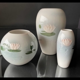 Vase med Åkander, Bing & Grondahl nr. 6435