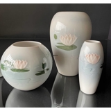 Vase med Åkander, Bing & Grondahl nr. 6435