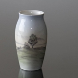 Lille Vase med landskab. Bing & Grøndahl nr. 660-5255