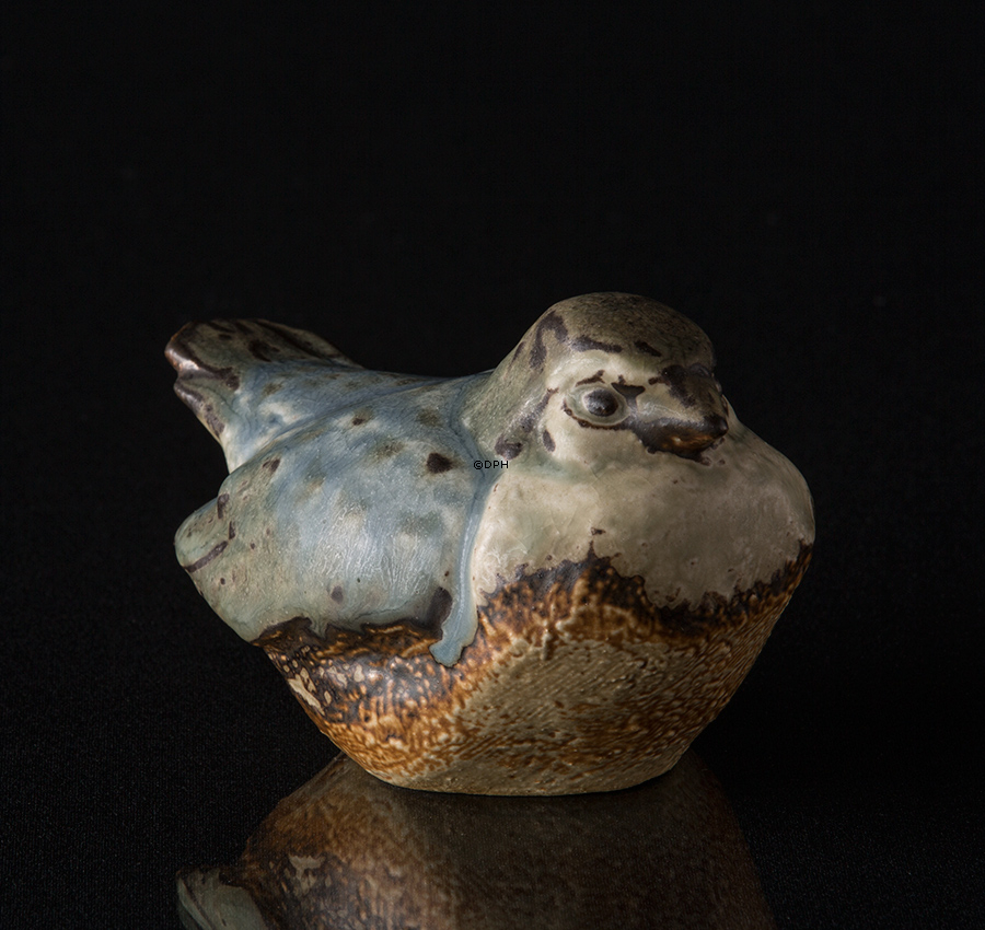 Fugl, Bing & Grøndahl figur af stentøj nr. 7013
