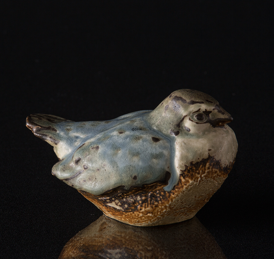Fugl, Bing & Grøndahl figur af stentøj nr. 7013