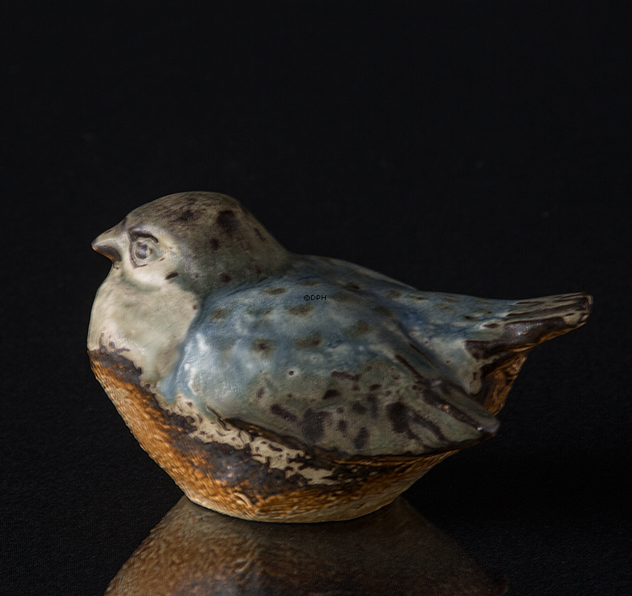 Fugl, Bing & Grøndahl figur af stentøj nr. 7013