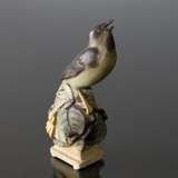 Nattergal, Bing & Grøndahl figur af stentøj nr. 7034