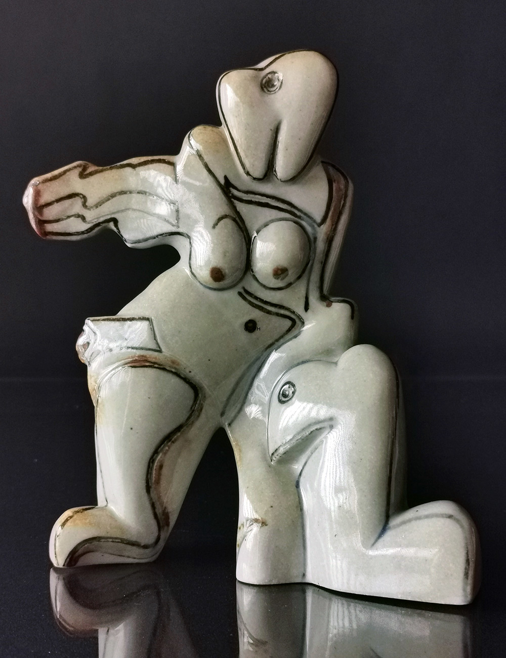 Steen Lykke Madsen figur, Bing & Grøndahl stentøjsfigur nr. 7051 - Fantasi