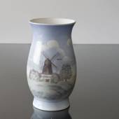 Vase med mølle, Bing & Grondahl nr. 715-5440