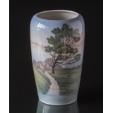 Vase with the way to the lake, Bing & Grondahl no. 716-5448 or 748
