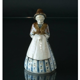 Kvinde i Nationaldragt, Bing & Grøndahl keramik figur nr. 7205