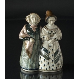 Two ladies in national costumes, Bing & Grondahl ceramic figurine No. 7209