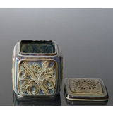 Firkantet stentøjskrukke Bing & Grøndahl nr. 7313