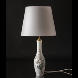 Lamp with flowery branch and butterflies, Art Noveau Bing & Grondahl No. 7516-228 (without lampshade)