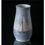 Vase med skib, Bing & Grondahl  nr. 800-5209