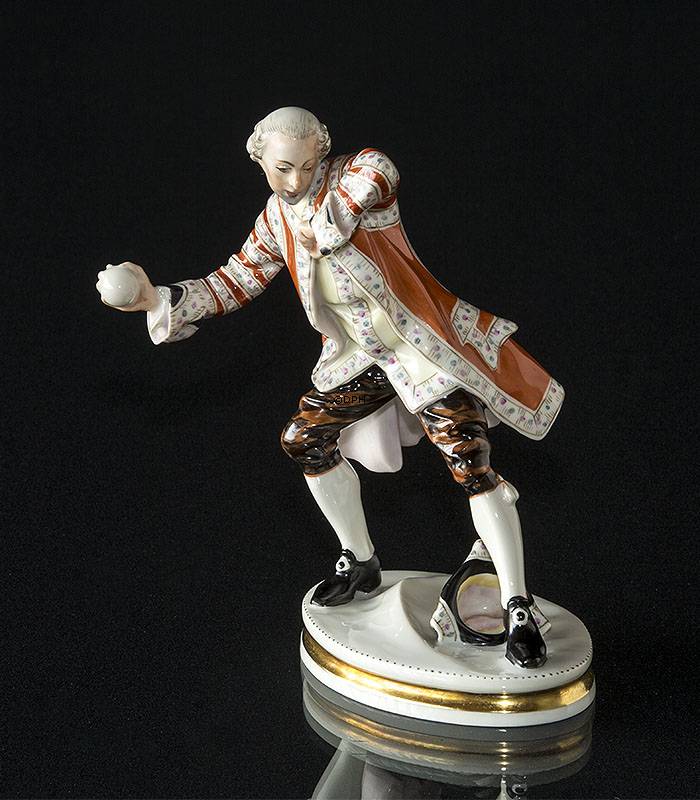 Sneboldekaster, Bing & Grøndahl overglasur figur nr. 8025