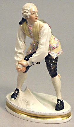 Sneboldekaster, Bing & Grøndahl overglasur figur nr. 8026