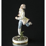 Running Footman, Bing & grondahl overglaze figurine no. 8028