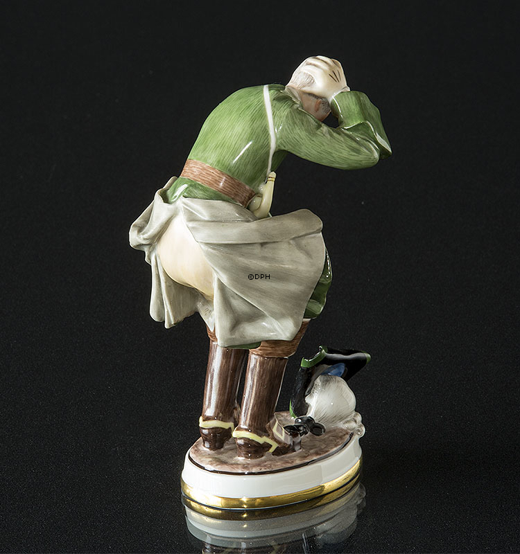 Herre i blæsevejr, Bing & Grøndahl overglasur figur nr. 8043