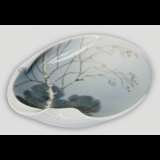 Dish with Birch and landscape, Royal Copenhagen no. 8465-88