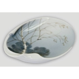 Dish with Birch and landscape, Royal Copenhagen no. 8465-88