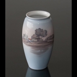 Vase mit Landschaft, Bing & Gröndahl Nr. 8521-254