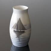 Vase med Sejlskib, Bing & Grøndahl