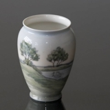 Vase mit Landschaft, Bing & Gröndahl Nr. 8612-364