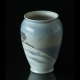 Vase med vinterlandskab, Bing & Grøndahl nr. 8613-364
