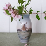 Vase med mølle, Bing & Grondahl nr. 8682-420