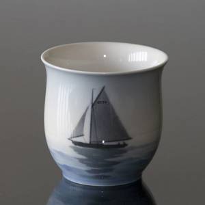 Vase med Sejlskib, Bing & Grøndahl | Nr. B8718-601B | DPH Trading